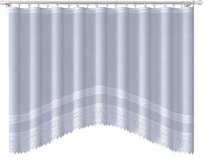 Dekorační oblouková krátká záclona BONA bílá 300x160 cm MyBestHome