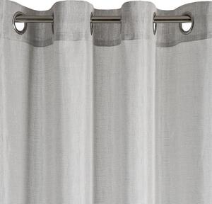 Dekorační lesklá záclona NORA stříbrná 140x250 cm MyBestHome