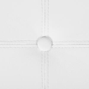 Puf s úložným prostorem ⌀ 38 cm bílý MARYLAND