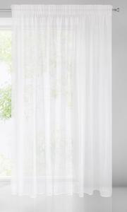 Dekorační záclona s leskem s řasící páskou se zadním tunýlkem VEERA bílá 350x250 cm MyBestHome