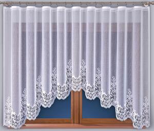 Dekorační oblouková krátká záclona BERENIKA 160 bílá 400x160 cm MyBestHome