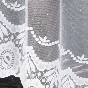 Dekorační oblouková krátká záclona na žabky DORIANA 160 bílá 300x160 cm MyBestHome