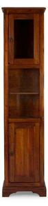 Hnědá dřevěná skříň do koupelny Jodpur - LIKVIDACE VZORKU F010000185