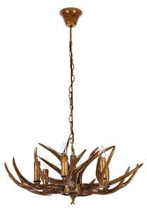 Brilagi - Lustr na řetězu DEER 6xE14/10W/230V pr. 70 cm paroží