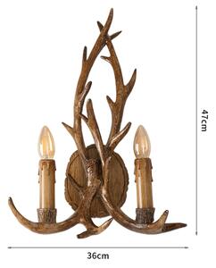 Brilagi - Nástěnné svítidlo DEER 2xE14/10W/230V paroží