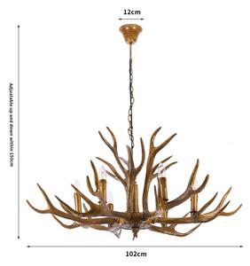 Brilagi - Lustr na řetězu DEER 6xE14/10W/230V pr. 102 cm paroží