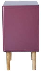 Fialový lakovaný noční stolek Tom Tailor Color 40 x 33,5 cm