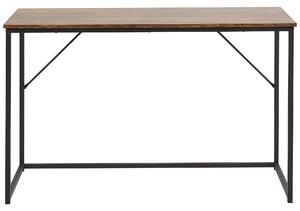 Psací stůl 120 x 55 cm tmavé dřevo PEMBRO