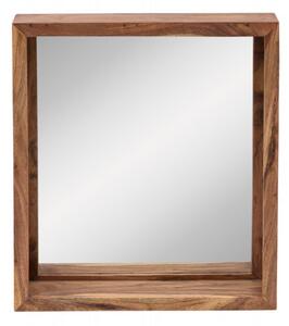 Malé zrcadlo do koupelny Victoria světlá akácie