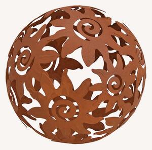 Dekorativní kovová koule Slunce 14 cm