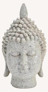 Dekorativní soška hlava Buddhy polyresin 24 cm