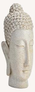 Dekorativní soška hlava Buddhy polyresin 33 cm