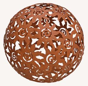 Dekorativní kovová koule Slunce 24 cm