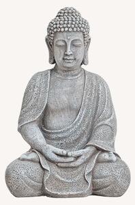 Dekorativní soška sedící Buddha 30 cm polyresin