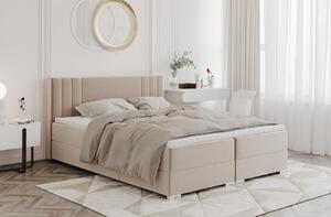 Manželská postel AGNETA 1 - 140x200, béžová