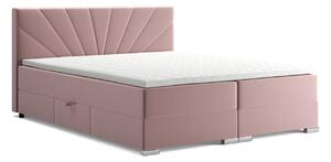 Manželská postel ADIRA 1 - 160x200, růžová
