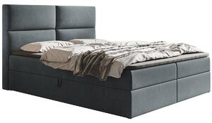 Boxspringová jednolůžková postel CARLA 1 - 120x200, šedá