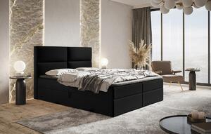 Boxspringová jednolůžková postel CARLA 1 - 120x200, černá