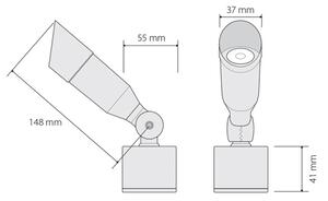 LED venkovní osvětlení OKO LED/1W/350mA IP54