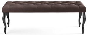 Lavice CHESTERFIELD 60x40 cm Hnědá
