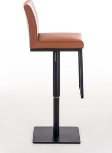 Barová židle Methow - umělá kůže | světle hnědá