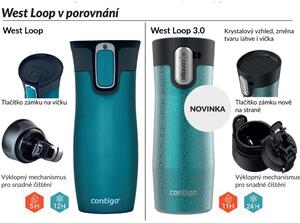 Contigo Termohrnek West Loop 3.0 470 ml, Crystal Agave