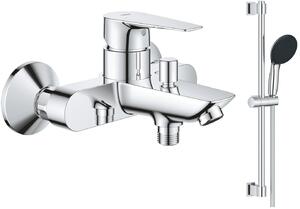 Sada vanová baterie Grohe Start Edge 24198001, sprchová sada Grohe Vitalio Start 27942001