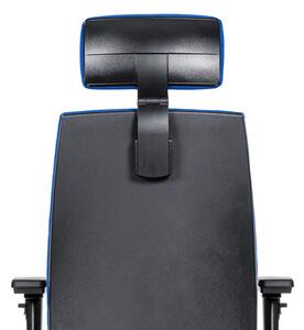 ANTARES kancelářská židle 1880 SYN Armin ALU PDH, nosnost 130 kg, Mechanika: SL s posuvem sedáku, Hlavová opěrka: Ano, Područky: AR08C PU, Kříž: Leštěný hliník. Židle je v plné výbavě