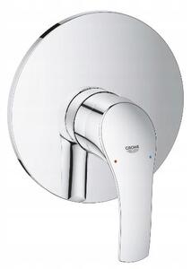 Jednopáková nástěnná vanová a sprchová baterie Grohe Eurosmart, stříbrná