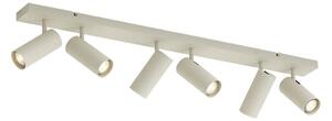 Moderní stropní svítidlo béžové 100cm 6-světel nastavitelné - Renna