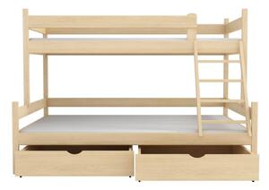 Patrová postel Nevada Barva dřeva: Dub, Rozměry: 120x180