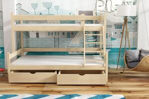 Patrová postel Nevada Varianta: Pravá,, Bílá, 140x200 cm