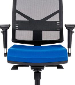 ANTARES kancelářská židle 1850 SYN Omnia ALU PDH, nosnost 130 kg, Mechanika: SL s posuvem sedáku, Hlavová opěrka: Ano, Područky: AR08C PU, Kříž: Leštěný hliník. Židle je v plné výbavě