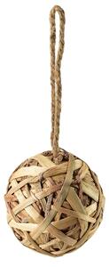 Mondex Dekorativní závěsná koule AMPARO 18 cm vodní hyacint natural