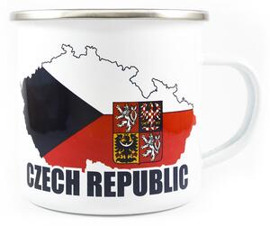 Slovenské Srdce Plechový Hrnek Czech Republic