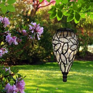 Globo Lighting Solar venkovní závěsná lampa 1x0.06 W černá 36131