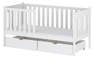 - Dětská postel s úložným prostorem KYRIA - 80x200, bílá