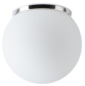 OS STY61223 STYX 1 stropní/nástěnné skleněné svítidlo chrom / bílá IP65 3000 K 8W LED - OSMONT