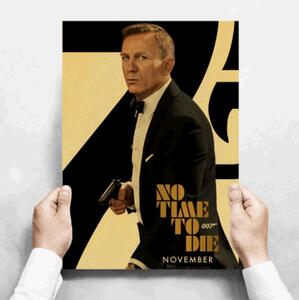 Plakát James Bond Agent 007, Daniel Craig, No Time to Die č.170, 29.7 x 42 cm