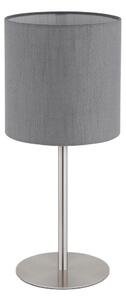 Globo 21440G - Stolní lampa BENSON 1xE27/40W/230V šedá