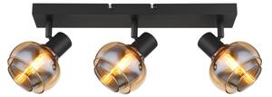 Globo 54309-3B - Bodové svítidlo TOKKI 3xE14/40W/230V černá