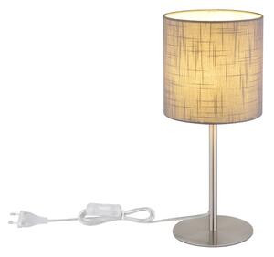 Globo 21440G - Stolní lampa BENSON 1xE27/40W/230V šedá