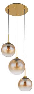 Globo 15788-3H - Lustr na lanku JAMESSA 3xE27/60W/230V mosaz
