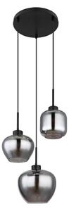 Globo 15549-3SH - Lustr na lanku MATT 3xE27/40W/230V černá