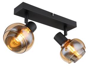 Globo 54309-2B - Bodové svítidlo TOKKI 2xE14/40W/230V černá
