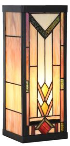 Nástěnná lampa tiffany Yves III - 14*16*40 cm E27/max 1*100W - Clayre & Eef