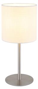 Globo 21440W - Stolní lampa BENSON 1xE27/40W/230V bílá