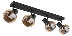 Globo 54309-4B - Bodové svítidlo TOKKI 4xE14/40W/230V černá