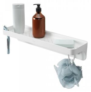 Samodržící nástěnná koupelnová polička s přísavkou Umbra Flex Gel-Lock Shelf | bílá