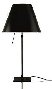 Stolní lampa Luceplan, stmívatelné, Černá, Obývací pokoj, Hliník